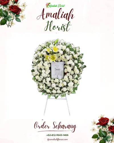 Krans Bunga Duka Cita karangmukti